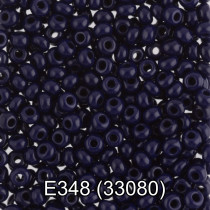 Бисер Чехия " GAMMA" круглый 5 10/ 0 2. 3 мм 5 г 1- й сорт E348 иссиня- черный ( 33080 ) 