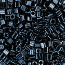 Бисер Япония "TOHO" CUBE 1.5 мм 5 г №0081 т.серый