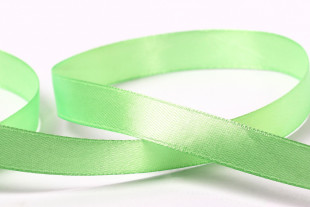 Лента атласная 12 мм ( 1/2 ") "Gamma" №091 св.салатовый 33 метра